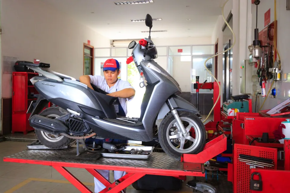 Khu vực sửa chữa